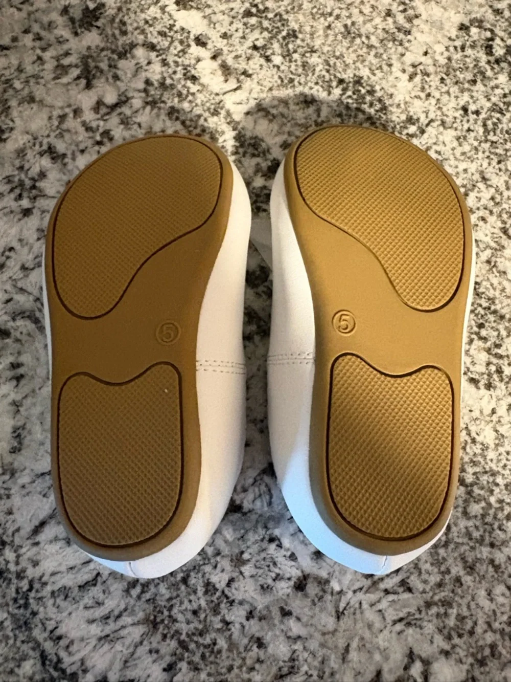 First impressions, baby girls, hard sole ballet flats